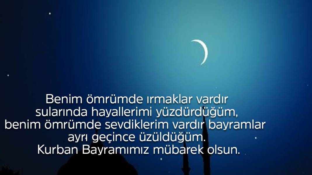 Hayırlı bayramlar! Yeni resimli Kurban Bayramı mesajları 9